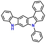 Benz[g]indolo[2,3-b]carbazole, 7,9-dihydro 7-phenyl