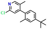 4-(4-(tert-butyl)-2-methylphenyl)-2-chloro 5- methylpyridine