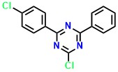 2-chloro-4-(4-chlorophenyl)-6-phenyl-1,3,5 triazine