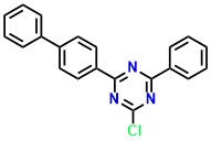 2-chloro-4-(biphenyl-4-yl)-6-phenyl-1,3,5 triazine