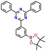 2-[3-(4,4,5,5-Tetramethyl-1,3,2 dioxaborolan-2-yl)phenyl]-4,6-diphenyl 1,3,5-triazine
