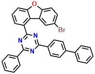 1,3,5-Triazine, 2-[1,1'-biphenyl]-4-yl-4-(8 bromo-1-dibenzofuranyl)-6-phenyl-