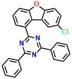 2-(8-chloro-1-dibenzofuranyl)-4,6-diphenyl 1,3,5-Triazine