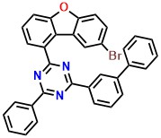 2-Biphenyl-3-yl-4-(8-bromo-dibenzofuran 1-yl)-6-phenyl-[1,3,5]triazine