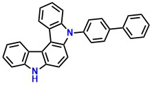 5-([1,1'-biphenyl]-4-yl)-5,8 dihydroindolo[2,3-c]carbazole