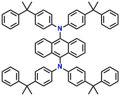 PhtBuPAD 9,10-Anthracenediamine, N9,N9,N10,N10-tetrakis[4-(1-methyl-1-phenylethyl)phenyl]-