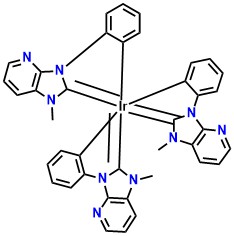fac-Ir(pmp)3 Iridium, tris[(1-methyl-1H-imidazo[4,5-b]pyridin-3(2H)-yl-2-ylidene)-1,2-phenylene]-