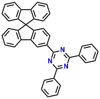 SF3-TRZ 2-(9,9'-spirobi[fluoren]-3-yl)-4,6-diphenyl-1,3,5-triazine