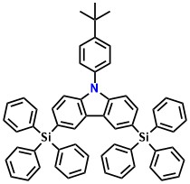 CzSi 9-(4-tert-Butylphenyl)-3,6-bis(triphenylsilyl)-9H-carbazole