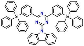 DSiCzTrz 9-(4,6-Bis(3-(triphenylsilyl)phenyl)-1,3,5-triazin-2-yl)-9H-carbazole