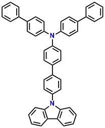 N,N-Di([1,1'-biphenyl]-4-yl)-4'-(9H-carbazol-9-yl)-[1,1'-biphenyl]-4-amine
