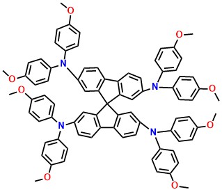 2,2',7,7'-Tetrakis-(N,N-di-4-methoxyphenylamino)-9,9'-spirobifluorene