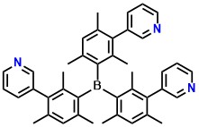 3TPYMB Tris(2,4,6-trimethyl-3-(pyridin-3 yl)phenyl)borane
