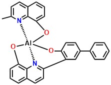 BAlq Bis(8-hydroxy-2-methylquinoline) (4-phenylphenoxy)aluminum