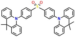 DMAC-DPS 10,10'-(4,4'-Sulfonylbis(4,1 phenylene))bis(9,9-dimethyl-9,10 dihydroacridine)