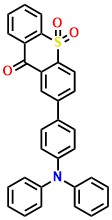 TXO-TPA 2-[4-(diphenylamino) phenyl]-10, 10-dioxide-9H-thioxanthen-9-one