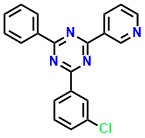 2-(3-chlorophenyl)-4-phenyl-6(-3- pyridyl)-1,3,5-triazine