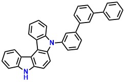 5-([1,1':3’,1"-terphenyl]-3-yl)-5,8- dihydroindolo[2,3 -c]carbazole