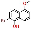 2-bromo-5-methoxynaphthalen -1-ol