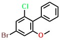 4-Bromo-2-chloro-6-methoxy-1,1'- biphenyl