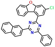 1,3,5-Triazine, 2-(3-chloro-1-dibenzofuranyl)-4-(2-naphthalenyl)-6-phenyl-
