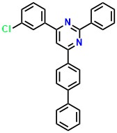 4-([1,1'-biphenyl]-4-yl)-6-(3-chlorophenyl)-2-phenylpyrimidine