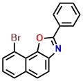 Naphth[2,1-d]oxazole, 9-bromo-2-phenyl-