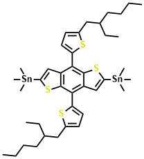 4,8-Bis[5-(2-ethylhexyl)thiophen-2-yl]-2,6-bis(trimethylstannyl)benzo[1,2-b:4,5-b']dithiophene