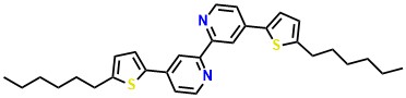 4,4'-Bis(5-hexyl-2-thienyl)-2,2'-bipyridyl