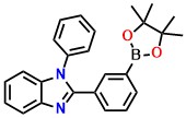 1-Phenyl-2-[3-(4,4,5,5-tetramethyl-1,3,2-dioxaborolan-2-yl)phenyl]-1H-benzimidazole