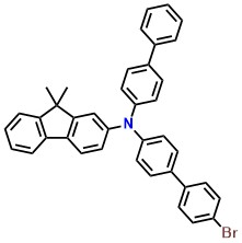 N-([1,1'-Biphenyl]-4-yl)-N-(4'-bromo-[1,1'-biphenyl]-4-yl)-9,9-dimethyl-9H-fluoren-2-amine