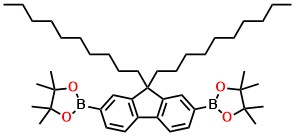 2,7-Bis(4,4,5,5-tetramethyl-1,3,2- dioxaborolan-2-yl)-9,9-didecylfluorene
