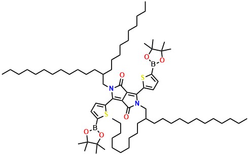 2,5-Bis(2-decyltetradecyl)-3,6-bis[5-(4,4,5,5-tetramethyl-1,3,2-dioxaborolan-2-yl)thiophen-2-yl]pyrrolo[3,4-c]pyrrole-1,4(2H,5H)-dione