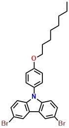 3,6-Dibromo-9-(4-n-octyloxyphenyl)-9H-carbazole