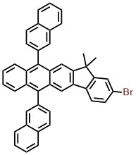 2-Bromo-13,13-dimethyl-6,11-di(naphthalen-2-yl)-13H-indeno[1,2-b]anthracene