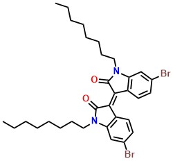 6,6'-Dibromo-1,1'-di(n-octyl)isoindigo