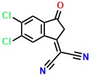 2-(5,6-Dichloro-3-oxo-2,3-dihydro-1H-inden-1-ylidene)malononitrile
