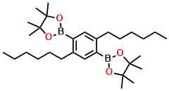 1,4-Bis(4,4,5,5-tetramethyl-1,3,2-dioxaborolan-2-yl)-2,5-dihexylbenzene