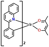 Bis(2-phenylquinoline)(acetylacetonate)iridium(III)
