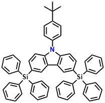 CzSi 9-(4-tert-Butylphenyl)-3,6-bis(triphenylsilyl)-9H-carbazole