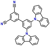 DCzDCN 3',5'-Di(carbazol-9-yl)-[1,1'-biphenyl]-3,5-dicarbonitrile