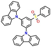 mCPSOB 9,9'-(5-(Phenylsulfonyl)-1,3-phenylene)bis(9H-carbazole)