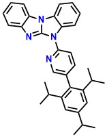 PPBi 5-[5-[2,4,6-tris(1-methylethyl)phenyl]-2-pyridinyl]-5H-Benzimidazo[1,2-a]benzimidazole