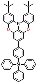 TDBA-Si (4-(2,12-di-tert-butyl-5,9-dioxa-13b-boranaphtho[3,2,1-de]anthracen-7-yl)phenyl)triphenylsilane