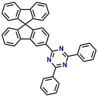 SF3-TRZ 2-(9,9'-spirobi[fluoren]-3-yl)-4,6-diphenyl-1,3,5-triazine