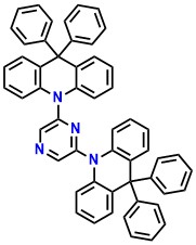 PrDPhAc 2,6-Bis(9,9-diphenylacridin-10(9H)-yl)pyrazine