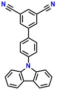 pCzB-2CN 4'-(9H-Carbazol-9-yl)biphenyl-3,5-dicarbonitrile