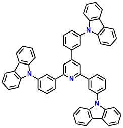 TCPY 9,9',9''-(Pyridine-2,4,6-triyltris(benzene-3,1-diyl))tris(9H-carbazole)