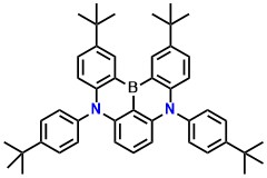 t-DABNA 2,12-di-tert-butyl-5,9-bis(4-(tert-butyl)phenyl)-5,9-dihydro-5,9-diaza-13b-boranaphtho[3,2,1-de]anthracene