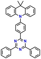 DMAC-TRZ 10-(4-(4,6-Diphenyl-1,3,5-triazin-2-yl)phenyl)-9,9-dimethyl-9,10-dihydroacridine